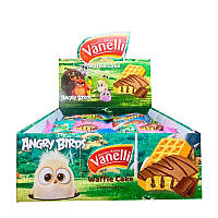 Бисквит Vanelli Angry Birds Waffle Cake Chocolate Sauce , 40 гр