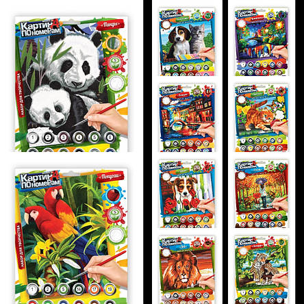 Набір Картина за номерами KN-03 Danko toys MIX, фото 1