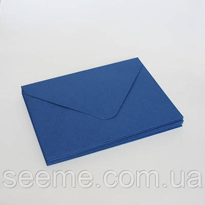 Конверт 205x140 мм, колір синій, КОМПЛЕКТ 10 шт.