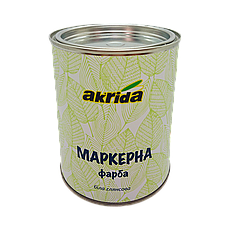 Маркерна фарба Akrida, біла, 1 л, фото 3