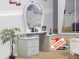 Туалетний столик Футура (білий глянець)