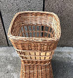 Корзина плетена багетница для батонів, французького хліба Ажур (висота 80см), фото 3