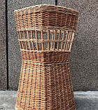 Корзина плетена багетница для батонів, французького хліба Ажур (висота 80см), фото 5