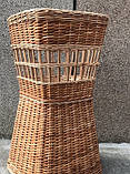 Корзина плетена багетница для батонів, французького хліба Ажур (висота 80см), фото 7
