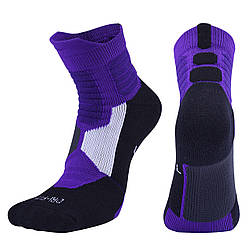 Баскетбольні шкарпетки Elite Pure Knitted Dri-fit Basketball Foot Mid Socks