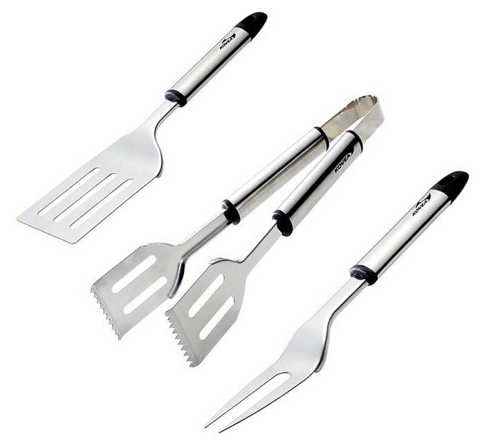 Набір для барбекю Kovea BBQ TOOL SET KGA-1002 (лопатка, виделка, щипці), у чохлі