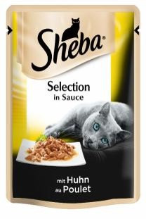 Вологий консервований корм з Куркою в соусі 85 г Sheba Шеба, фото 1