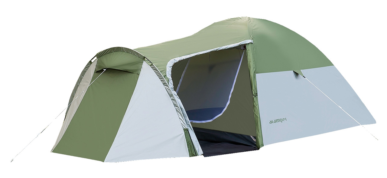 Палатка 4-х місна Presto Acamper MONSUN 4 PRO зелена - 3500мм. H2О - 4,1 кг.