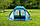 Намет 4-місна Presto Acamper SOLITER 4 PRO зелено - синя - 3500мм. Н2О - 5,3 кг, фото 4