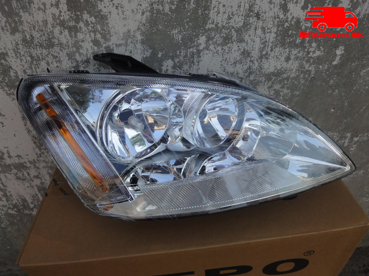 Фара передня права FORD FOCUS (DEPO) 431-1158R-LD-EM, фото 1