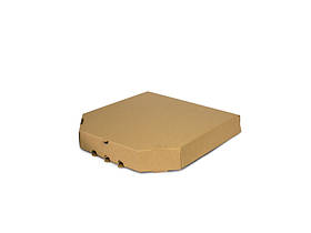 Коробка для піци бура 250*250*39, 100 шт/уп, 40 уп/палет.