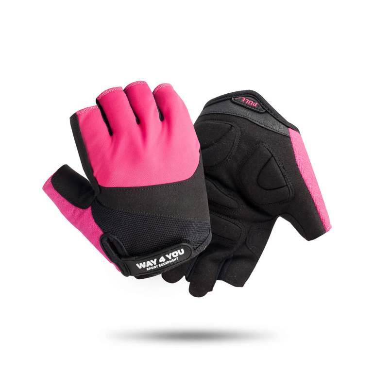 Спортивні фітнес рукавички для залу Way4you Pink w-1752