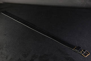 Ремінь дитячий з натуральної шкіри колір Чорний, фото 2