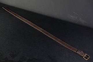 Ремінь дитячий з натуральної шкіри колір Шоколад, фото 2