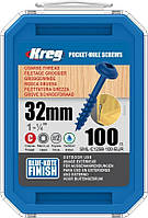 Саморізи Blue-Kote з капелюшком MAXI-LOC, великий крок, довжина 31,8 мм, 100шт