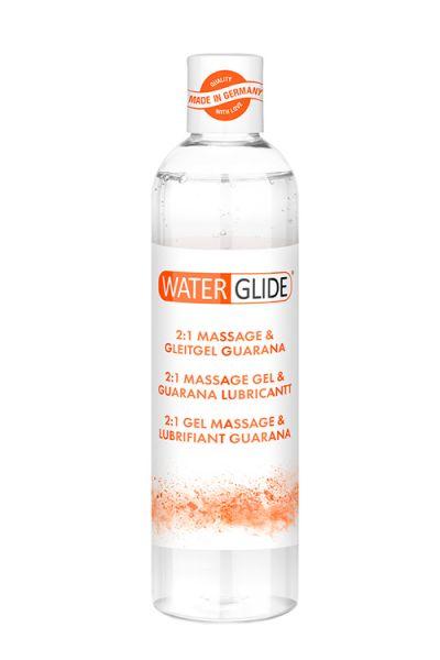 Інтимна стмулірующая змазка на водній основі + масажний гель Waterglide Guarana 300 ml