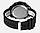 Skmei 1540 чорні з чорним циферблатом чоловічі спортивні годинник, фото 3