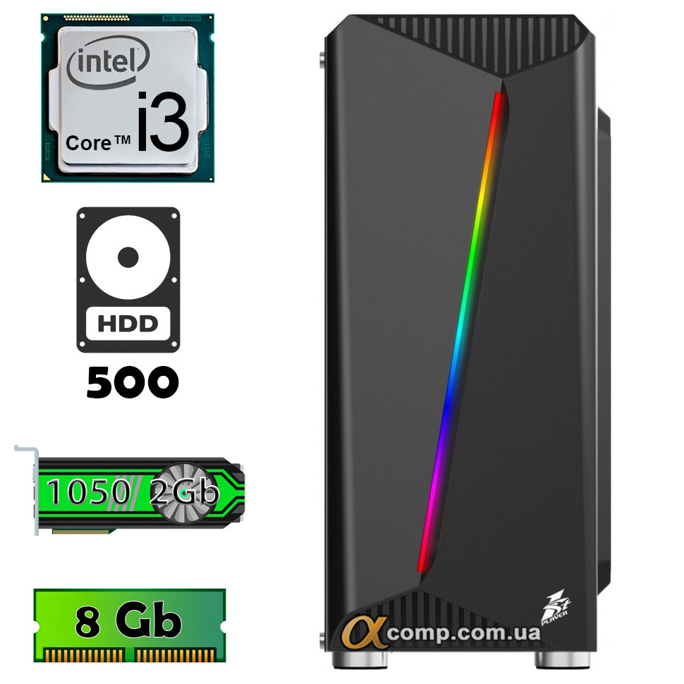 Комп'ютер AlphaPC P9102 (i3-9100F/1050 2Gb/8Gb/500Gb) renew