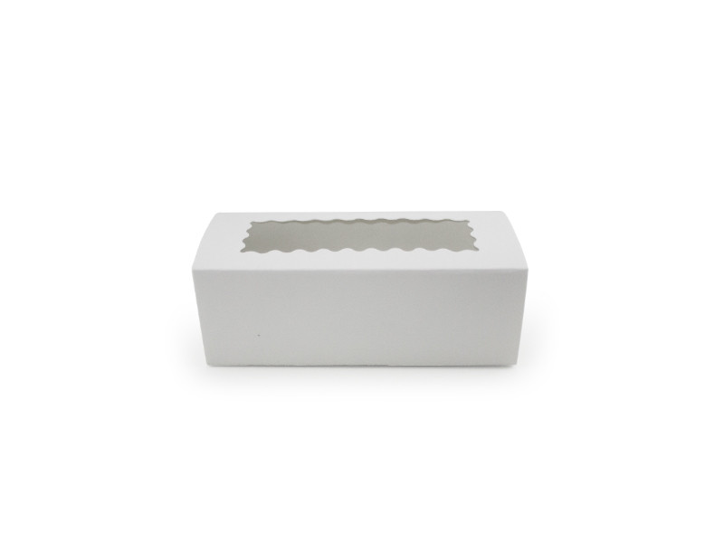 Коробка біла Mini для макарун 137*59*48, 10 шт/уп, 28уп/ящ.