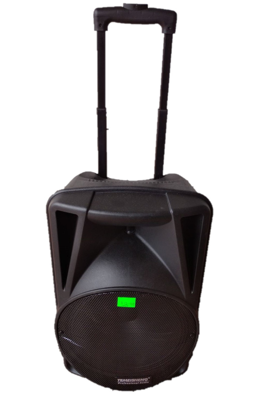 Портативна колонка A 12-40 з радіомікрофоном / 120 W (USB/Bluetooth/Пульт)