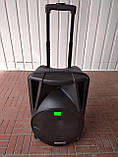 Портативна колонка A 12-40 з радіомікрофоном / 120 W (USB/Bluetooth/Пульт), фото 4