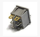 Кнопка подвійна шести контактна прозора GAV 347, фото 2