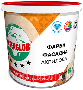 Фарба фасадна Anserglob «Акрилова» 4,2 кг