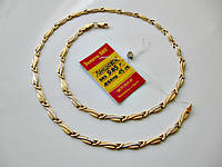 Женская золотая цепь колье 45 см. 9.85 грамма Золота 585 пробы