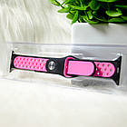 Ремінець Nike Sport для Apple Watch 38mm/40mm black-pink, фото 2