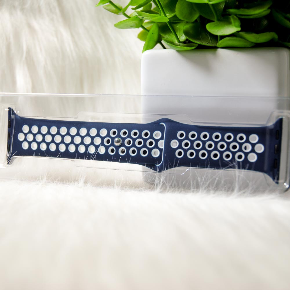 Ремінець Nike Sport для Apple Watch 42mm / 44mm blue-white, фото 1