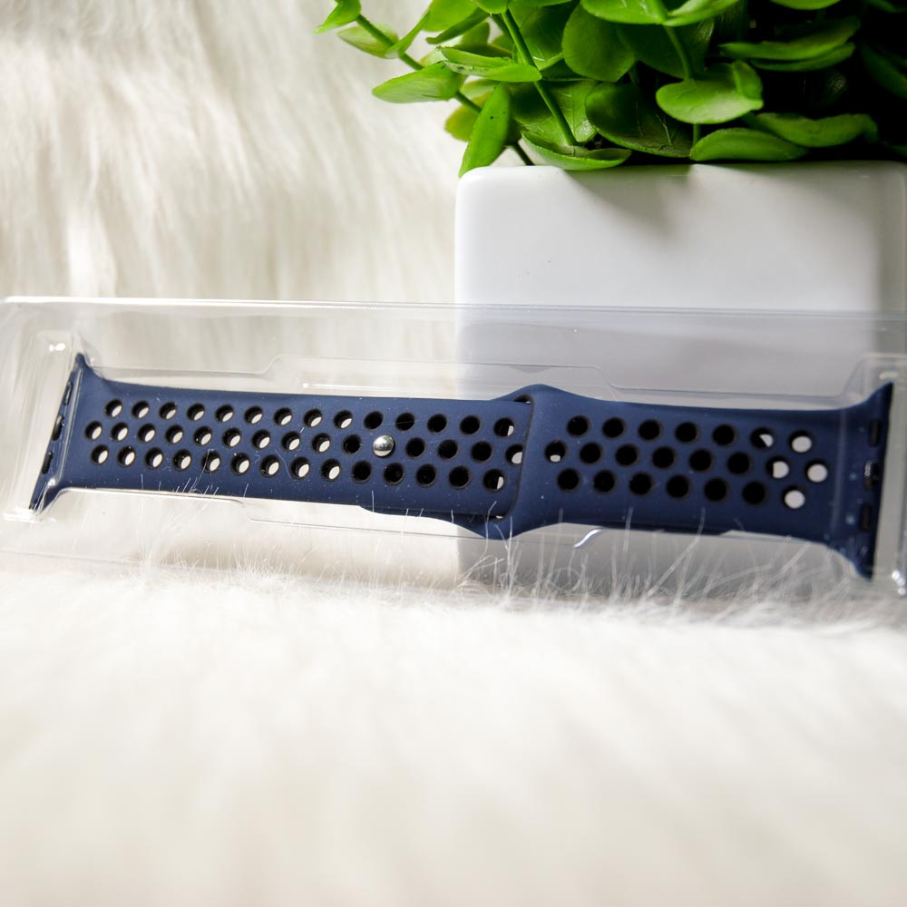 Ремінець Nike Sport для Apple Watch 42mm / 44mm blue-black, фото 1