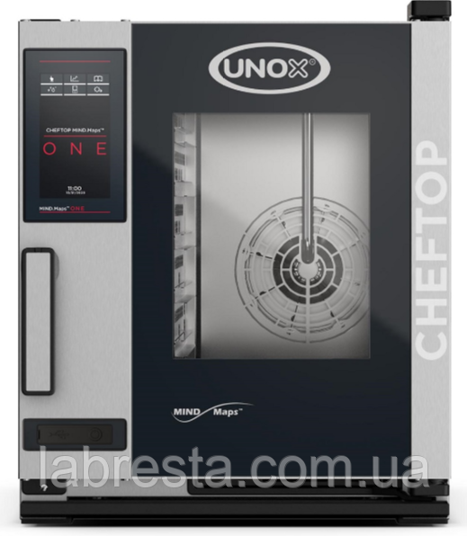Пароконвектомат UNOX XECC0523E1LM, лінія ONE, ліві двері