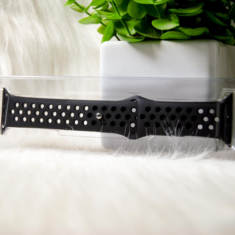 Ремінець Nike Sport для Apple Watch 42mm / 44mm black, фото 1