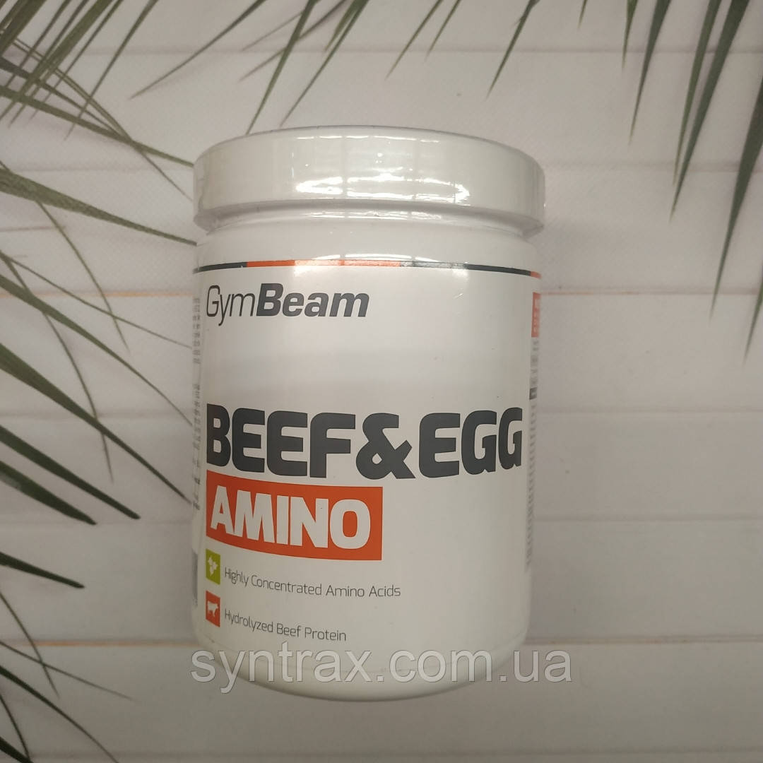 GymBeam Beef & Egg Amino 500 tab, амінокислоти яловичий