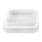 Силіконова форма для евродесертов "Квадрат", форма для муссовых тортів і десертів, фото 2