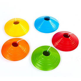 Фішки для розмітки поля пластикові, фішки розміткові, d = 20 см, h = 5 см, різні кольори