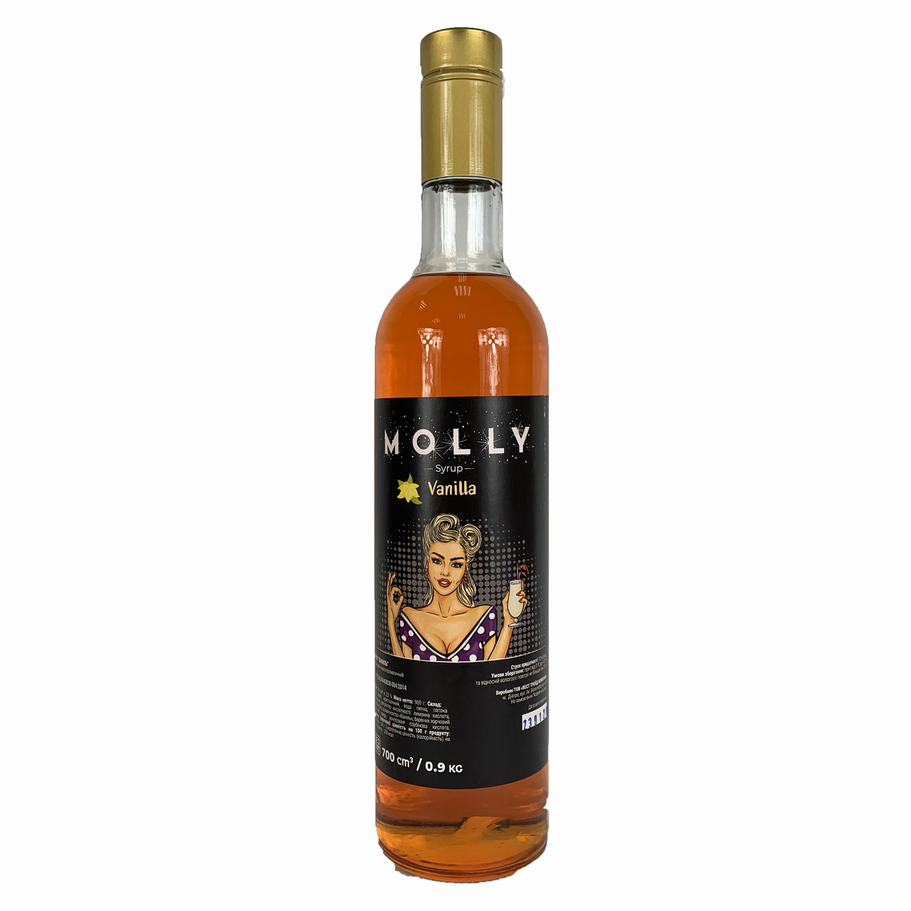 Сироп MOLLY Ваніль 700 мл