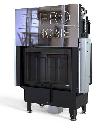 Камінна топка з водяним контуром Defro Home NAVI ME G — чорний шамот, фото 1