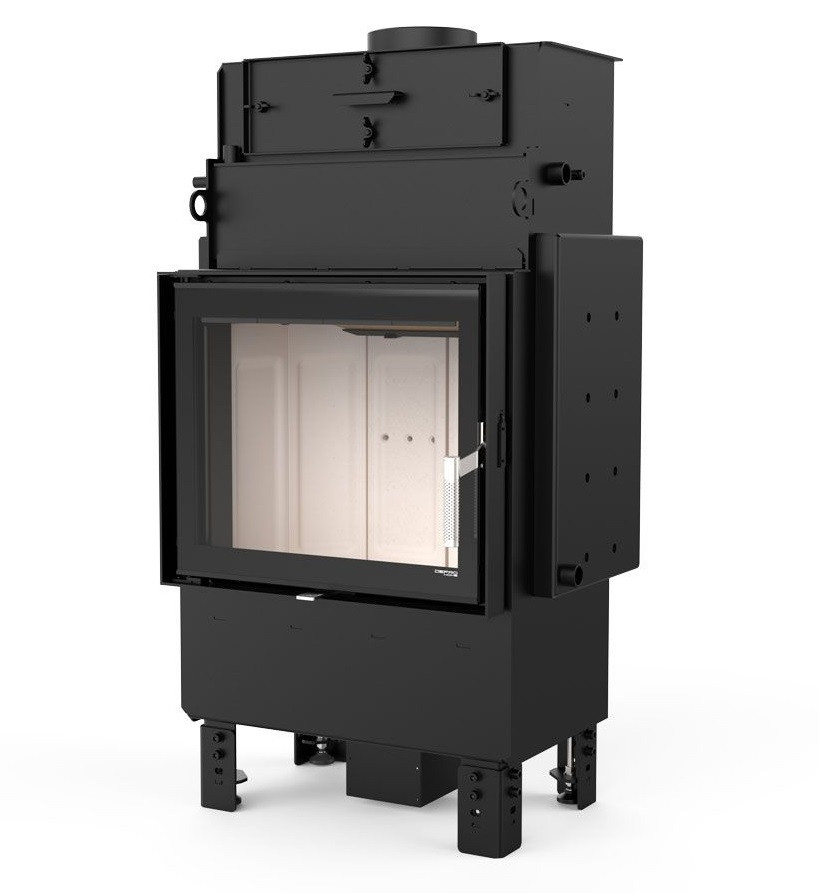 Каминна топка з водяним контуром Defro Home NAVI SM — білий шамот