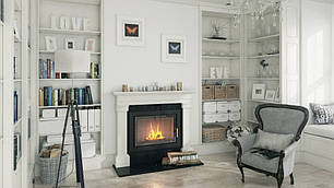 Камінна топка Defro Home INTRA ME — білий шамот, фото 2