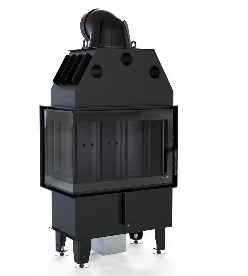 Камінна топка Defro Home INTRA SM BL MINI — чорний шамот