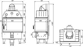 Камінна топка Defro Home INTRA SM BL MINI, фото 2