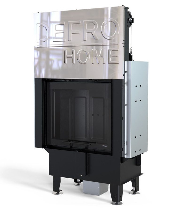 Камінна топка Defro Home INTRA SM G — чорний шамот