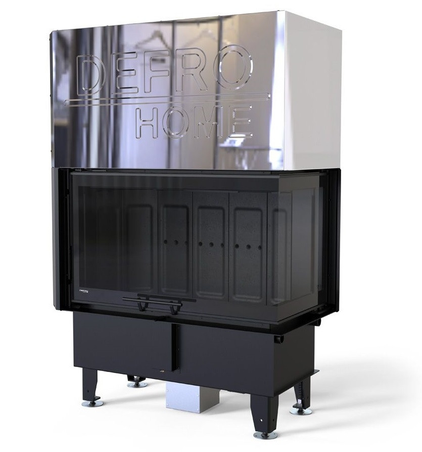 Камінна топка Defro Home INTRA ME BP G — чорний шамот