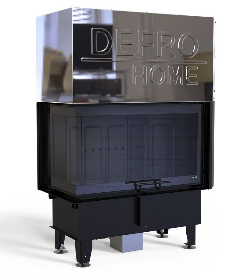 Камінна топка Defro Home INTRA ME BL G — чорний шамот