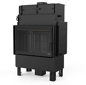 Камінна топка з водяним контуром Defro Home NAVI ME - чорний шамот, фото 2