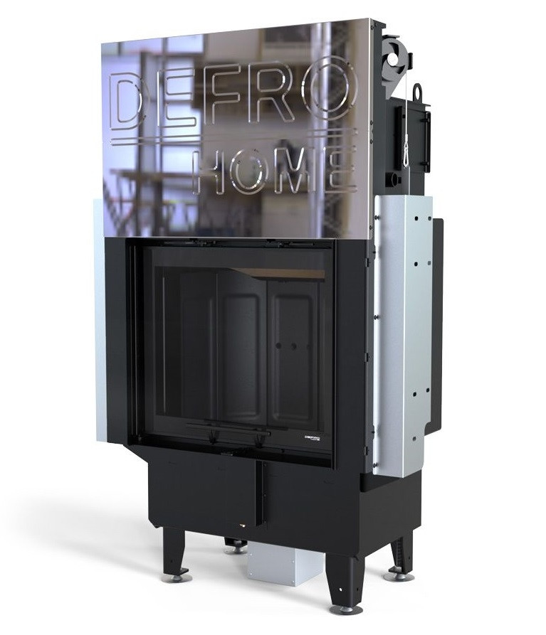 Каминна топка з водяним контуром Defro Home NAVI SM G — чорний шамот