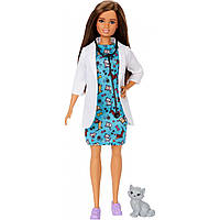 Лялька Барбі Ветеринар Barbie Careers Pet Vet GJL63