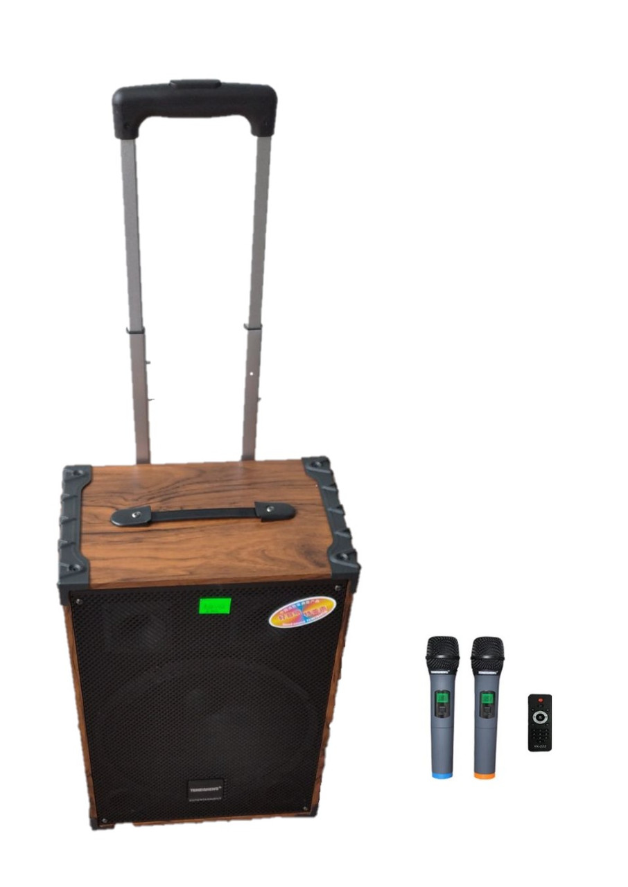 Портативна колонка Temeisheng A 12-42 з радіомікрофонами / 180 W (USB/Bluetooth/)