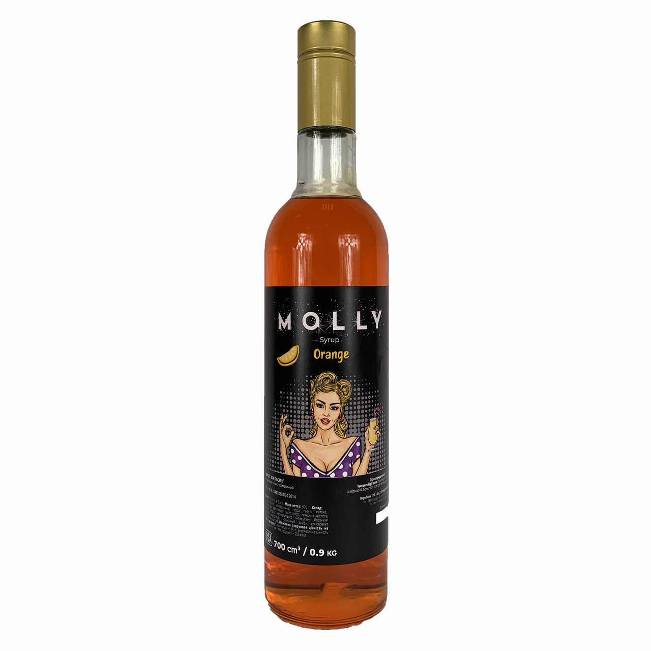 Сироп MOLLY Апельсин 700 мл